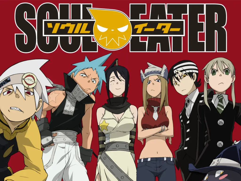 Soul Eater cast looking annoyed