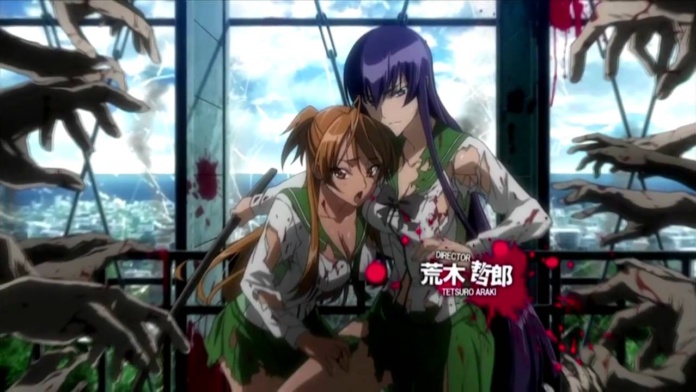 Highschool of the Dead opening scene