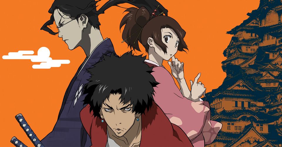 The three main characters from Samurai Champloo