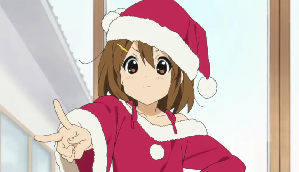 K-On! Santa outfit for the Christmas anime episode