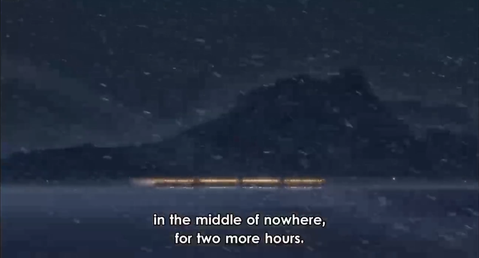 5 centimeters per second train scene