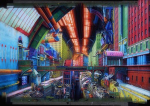 Tezuka Osamu's Metropolis cityscape