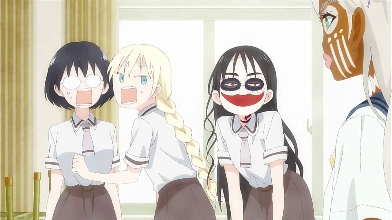 Hanako, Olivia, and Kasumi using makeup to impress a gyaru